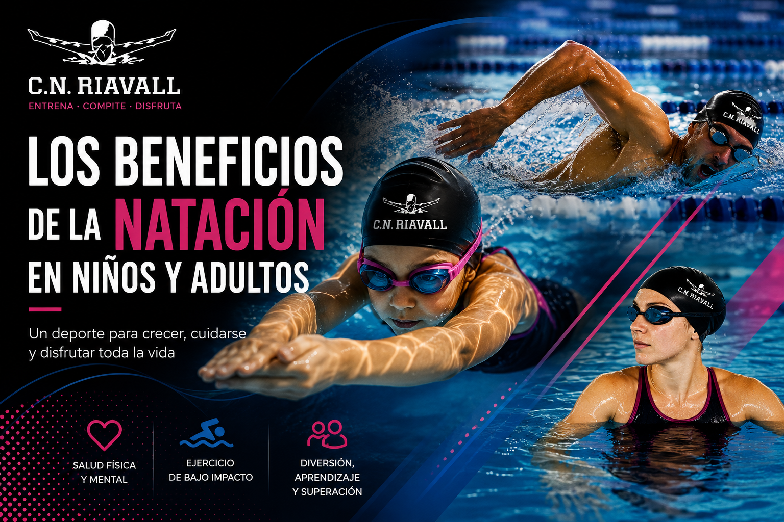 Los beneficios de la natación en niños y adultos
